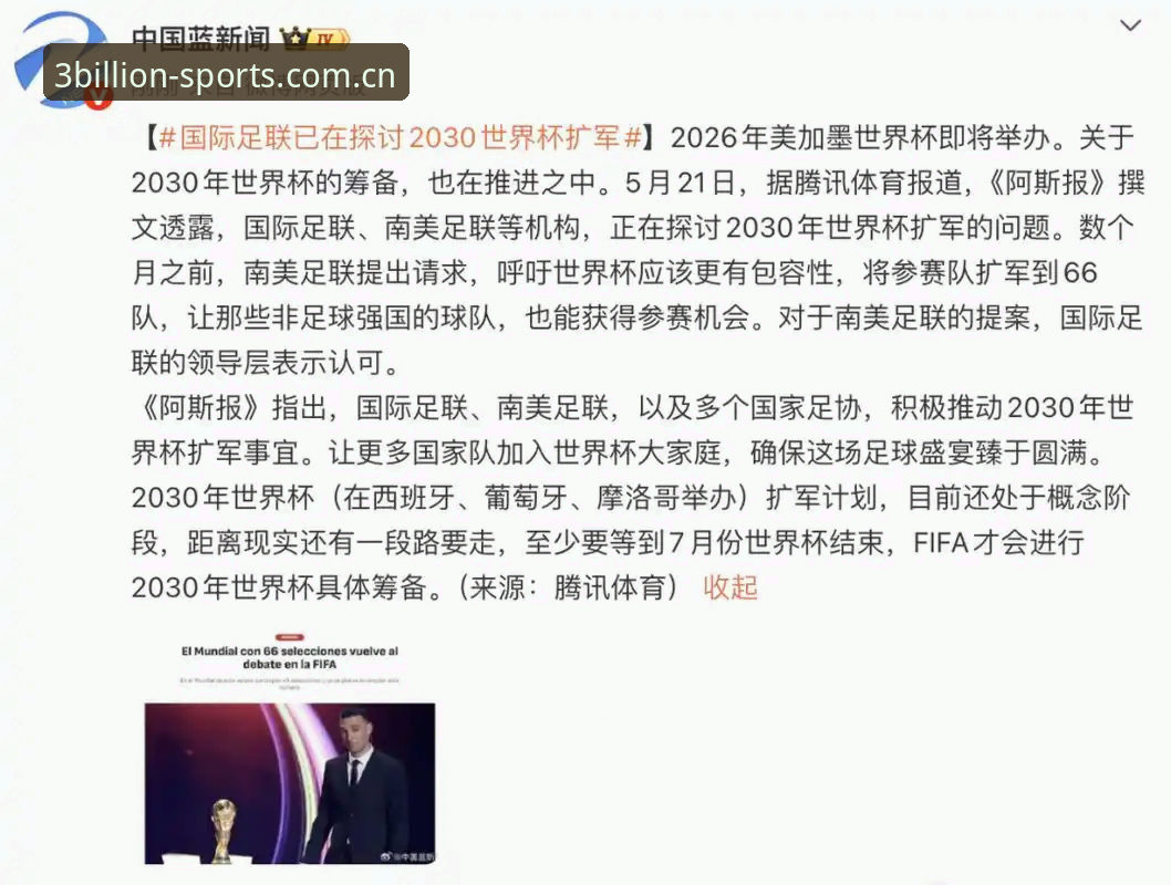 三亿体育app下载安全吗 揭秘世界杯扩军至66队的背后真相:中国男足的机会来了?